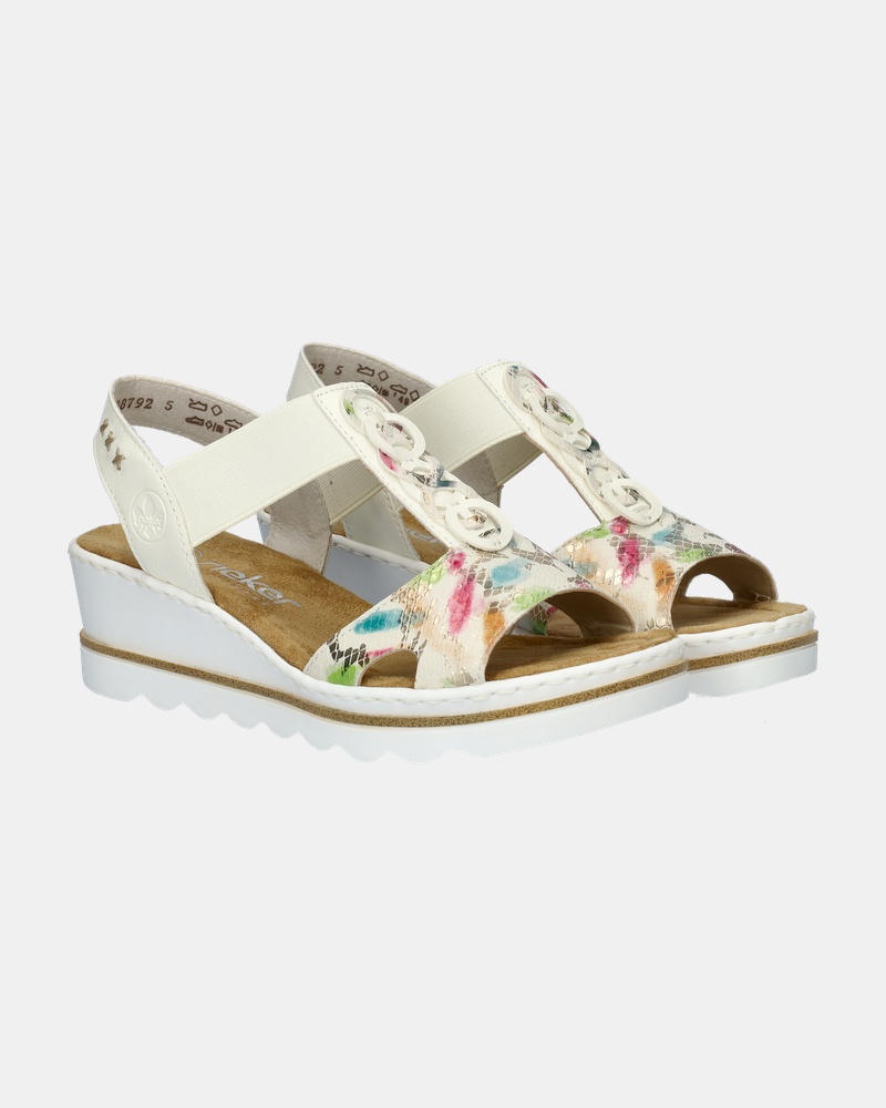 Rieker Sandalen  - wit