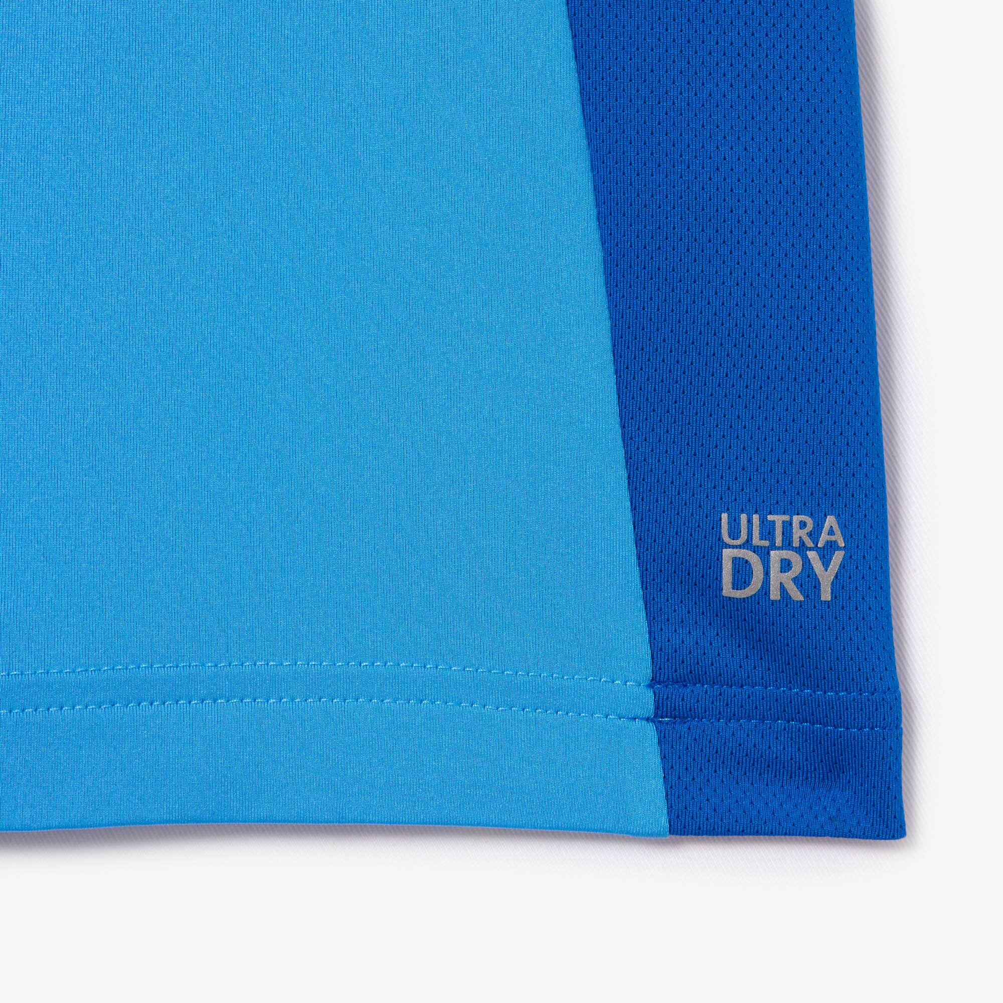Polo homme Lacoste SPORT x Novak Djokovic color-block regular fit Manches Courtes - Bleu - Lacoste - Homme