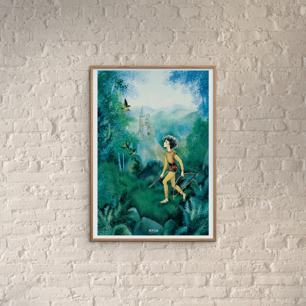 Køb Poster & Frame Astrid Lindgren - In The Woods - Ronja The Robbers Daughter