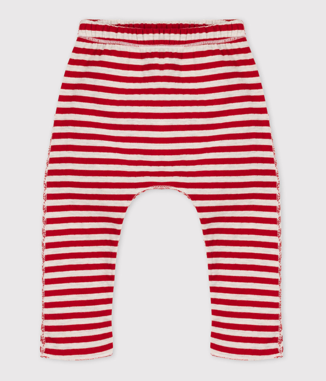 Pantalon bébé rayé en tubique