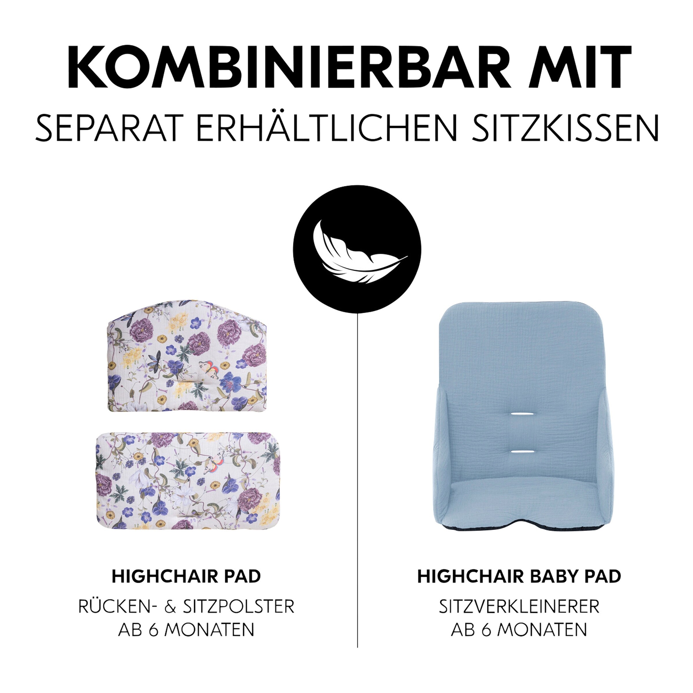 Hauck Hochstuhltisch Alpha Click Tray beige