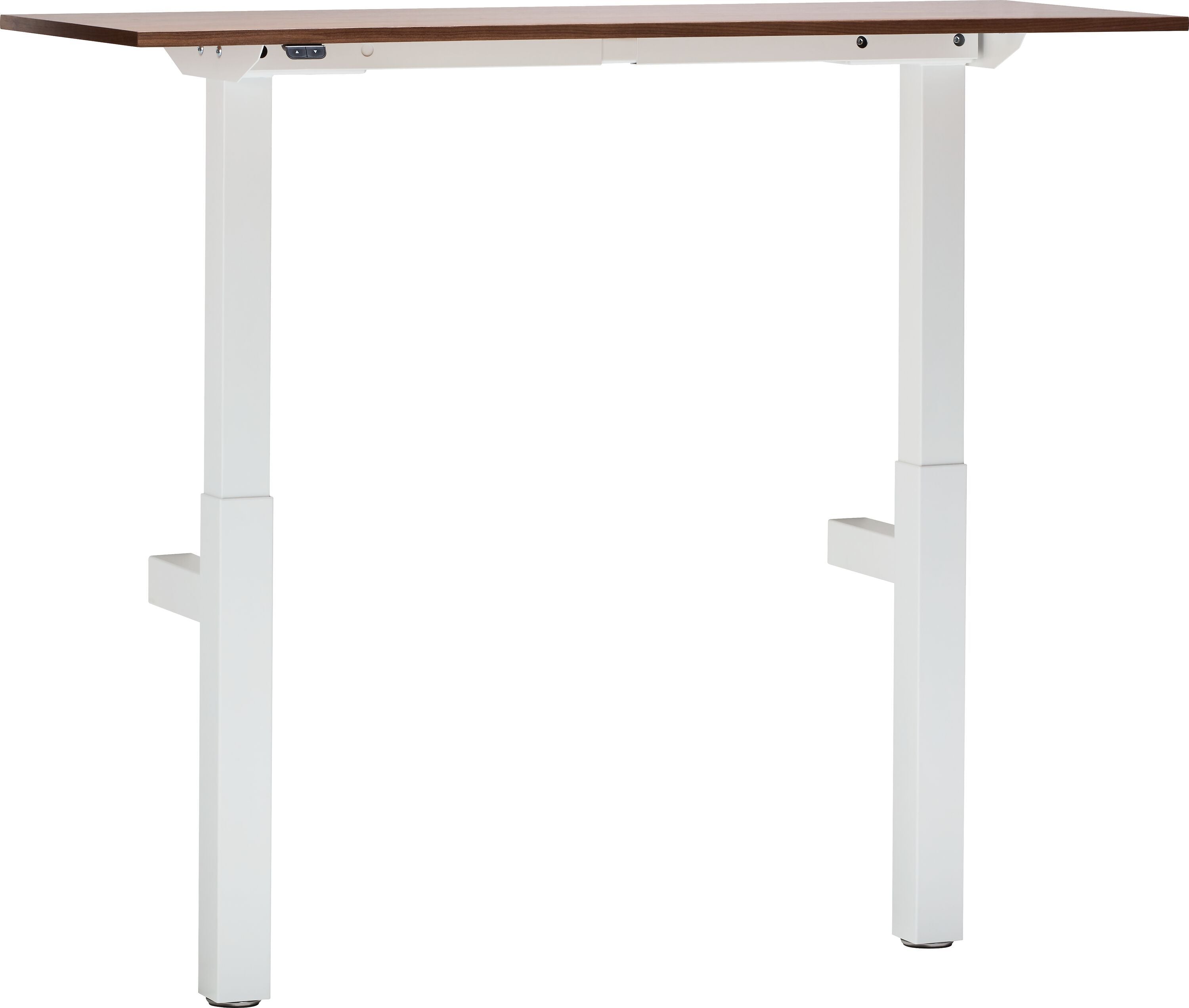 FLEXCUBE Wandtisch höhenverstellbar - Nussbaum / B: 140.0 cm x T: 50.0 cm x H: 67.5 cm