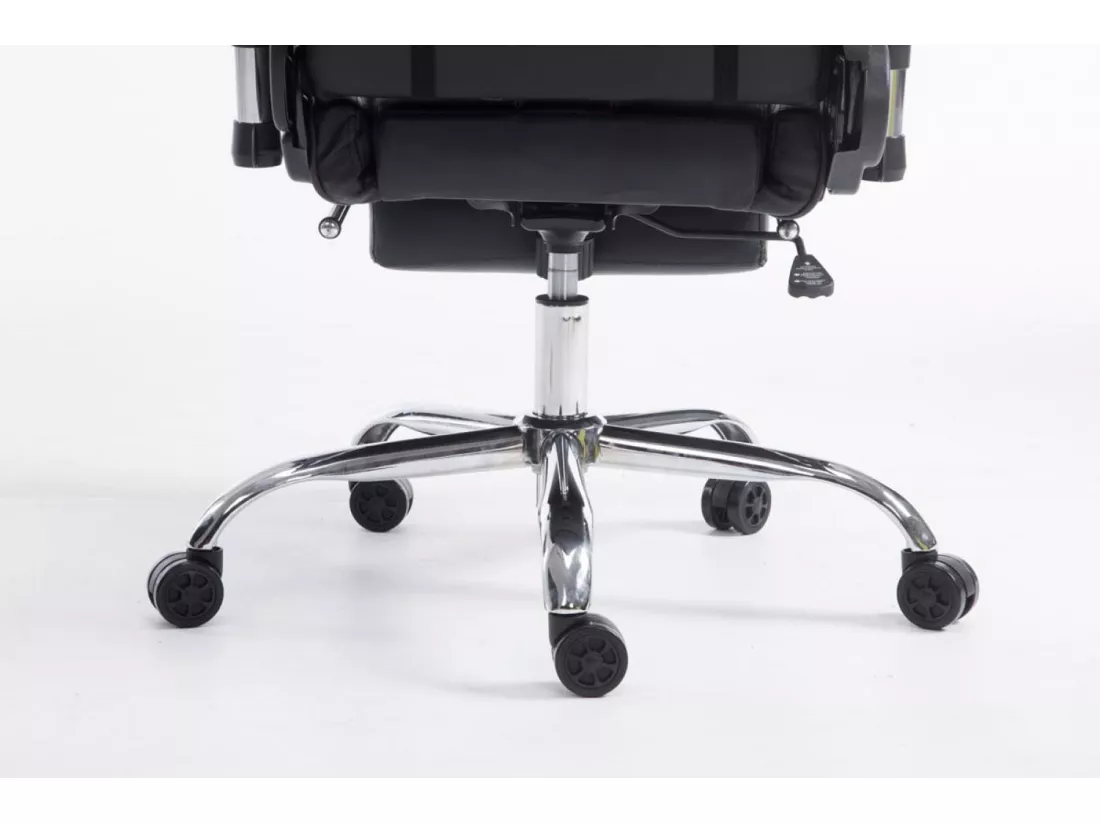 Chaise de bureau - Similicuir - Noir / Marron - Limit
