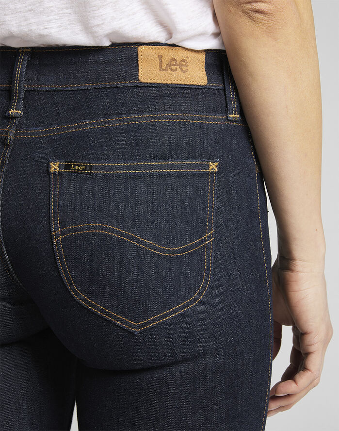 Lee Scarlett rinse jeans Blå