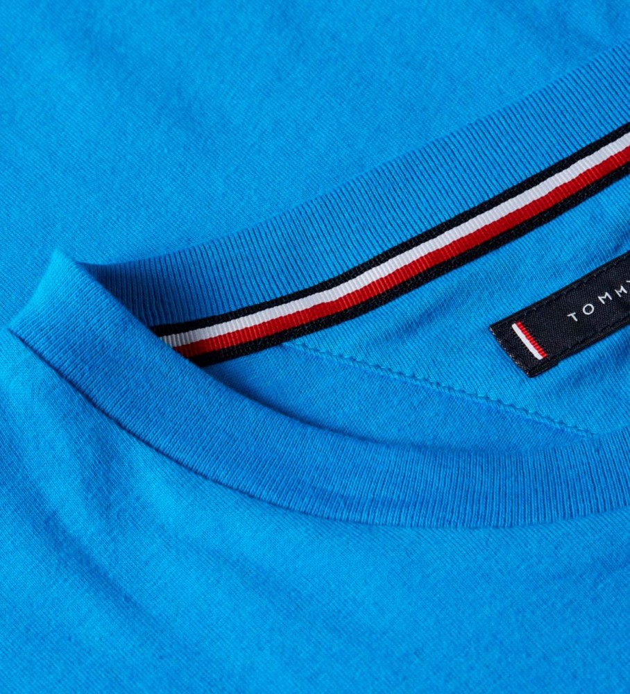 Camiseta Tommy Hilfiger Slim Logo azul