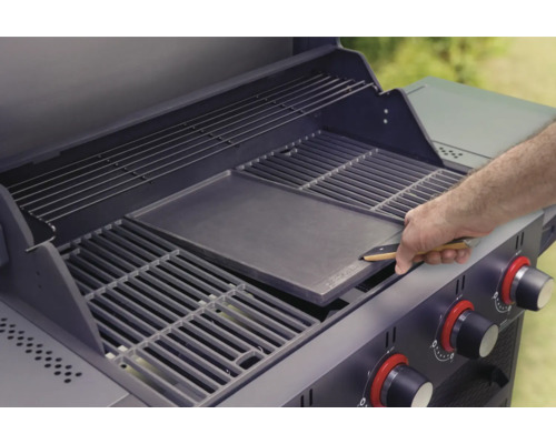 Tenneker® Gietijzeren Bakplaat Plancha Rooster Carbon 42,3 x 23,8 cm Gietijzeren Zwarte Grillrooster Systeem Platform voor Carbon