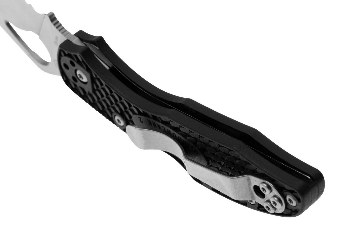 Spyderco Byrd Meadowlark 2 BY04PSBK2 partly serrated zakmes