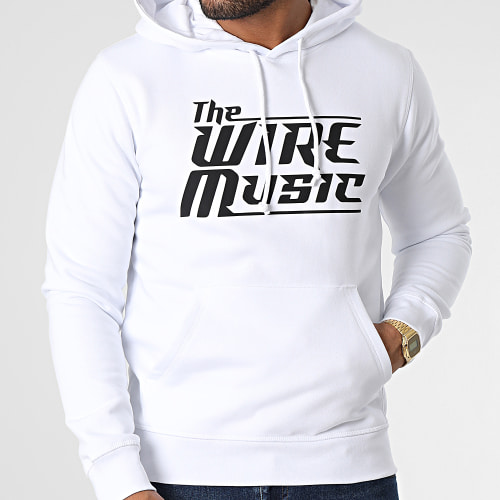 Sweat Capuche TWM Blanc Noir