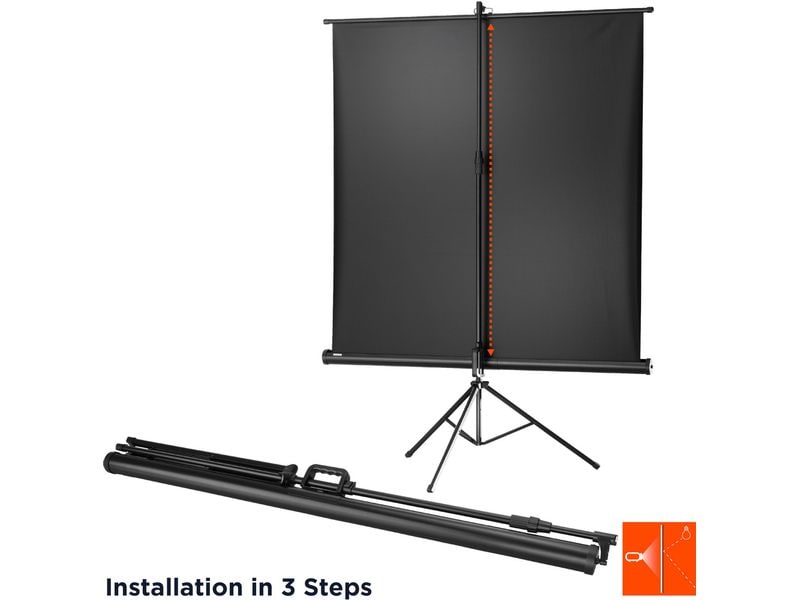 Celexon Stativleinwand Eco 133x133cm 1:1 Stativleinwand Economy 133 x 133 cm