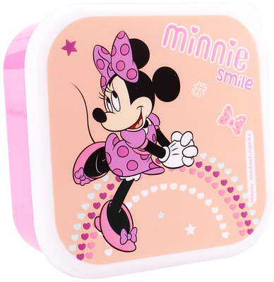 Disney Minni Mus 3 in 1 Snackboks Fresh Bites, Rosa