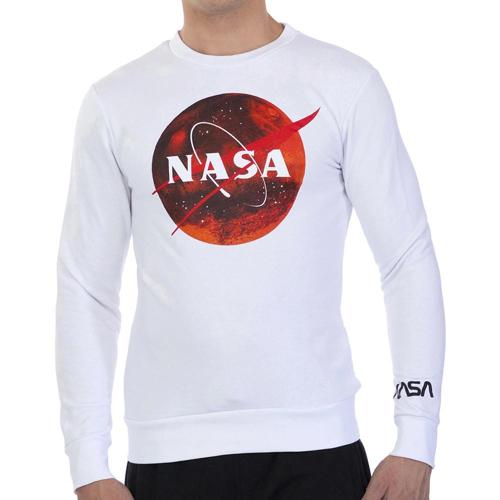 Nasa Sweat Blanc/Rouge Homme Nasa 12S