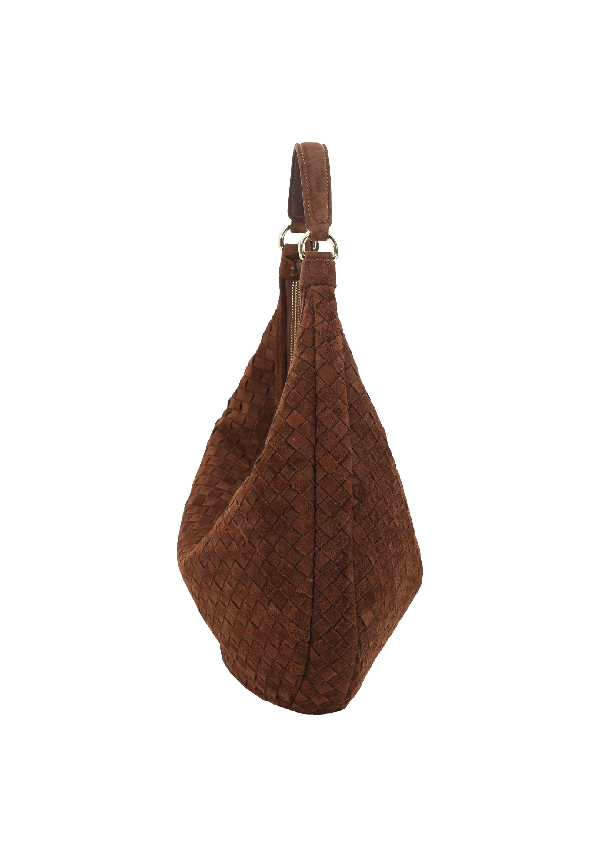 Hobo NANA small Leather Suede woven Standard