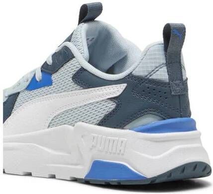 PUMA Trinity Lite Jr Unisex Sneakers Frosted Dew- White-Gray Skies-Hyperlink Blue