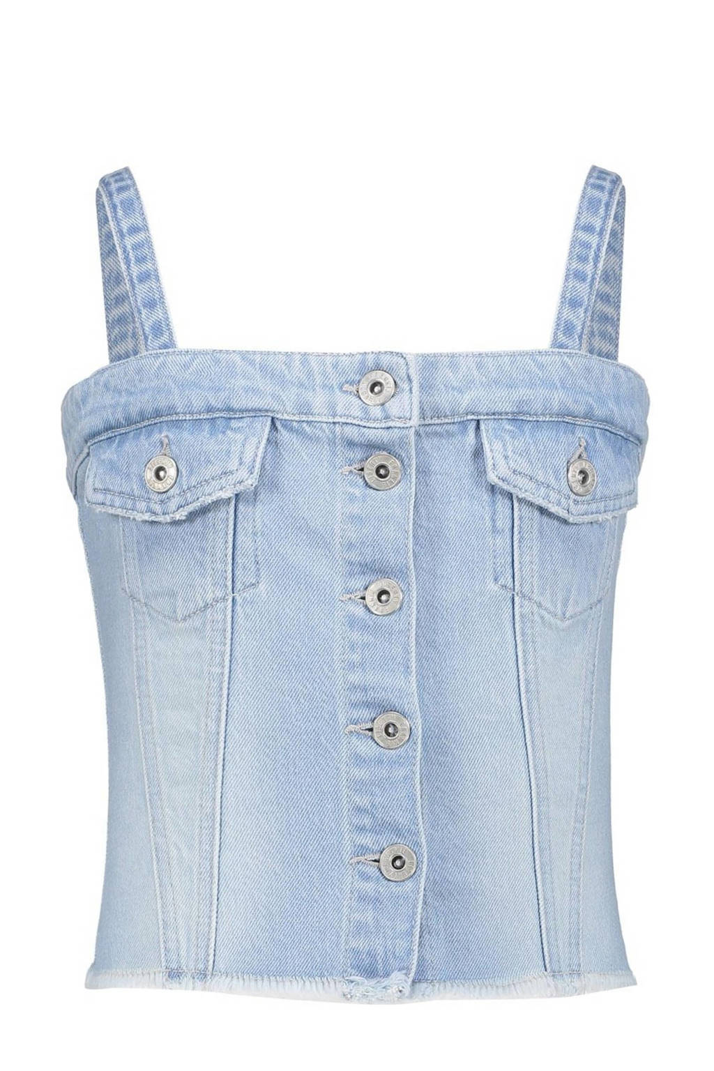 Frankie&Liberty top light blue denim