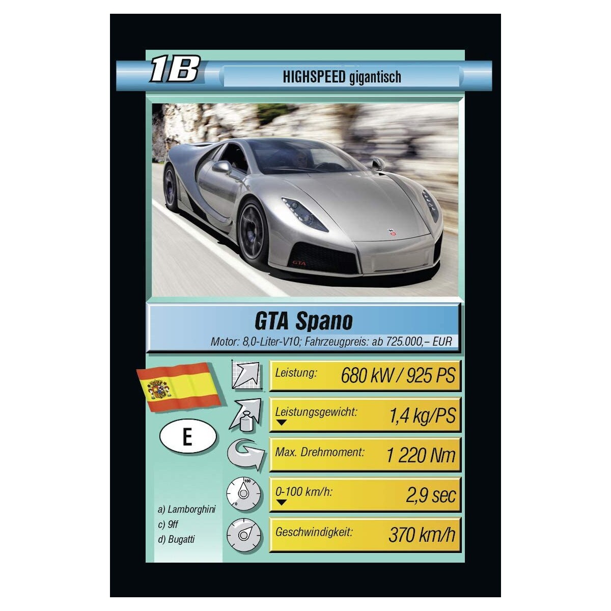 Ravensburger - Super Trumpf: Auto 5er Set Quartett Autofans Quartettspiele Sammlung