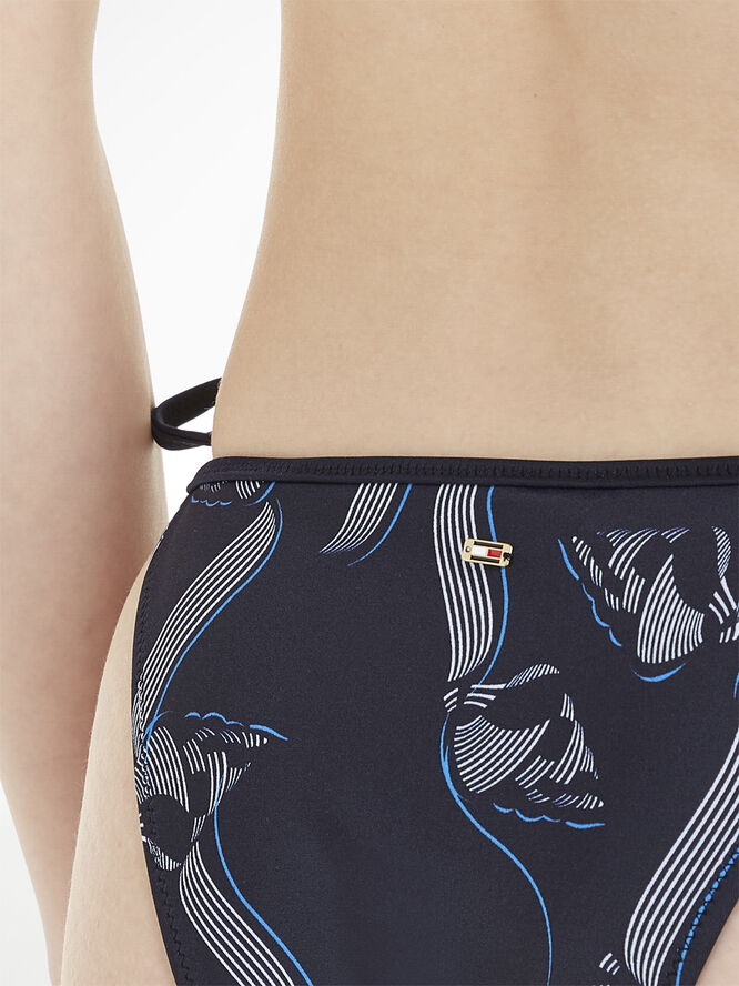 Tommy Hilfiger CHEEKY STRING SIDE TIE PRINT Shell print desert sky