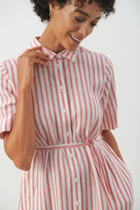 Part Two EmmalouPW DR Claret red stripe
