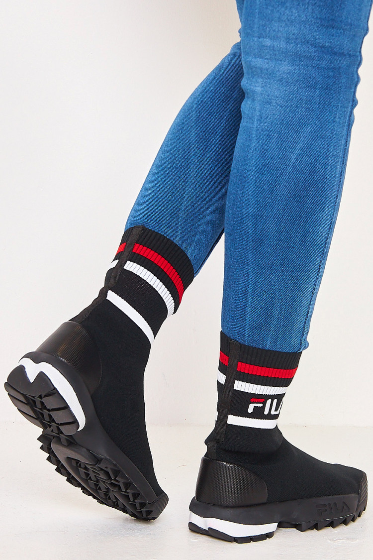Fila Disruptor Logo Sockboot wmn Black