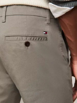 Calças chino Bleecker Slim Fit com textura