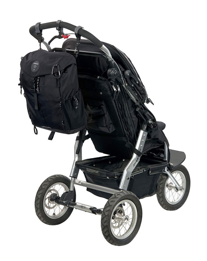 Wickelrucksack OUTDOOR (28x42x16) in schwarz