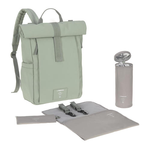 Sac à dos RollTop Up Vert Argenté - LASSIG
