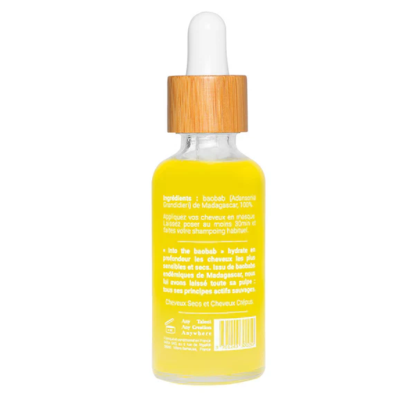 Mira Huile végétale de baobab pure - Into the Baobab 50 mL