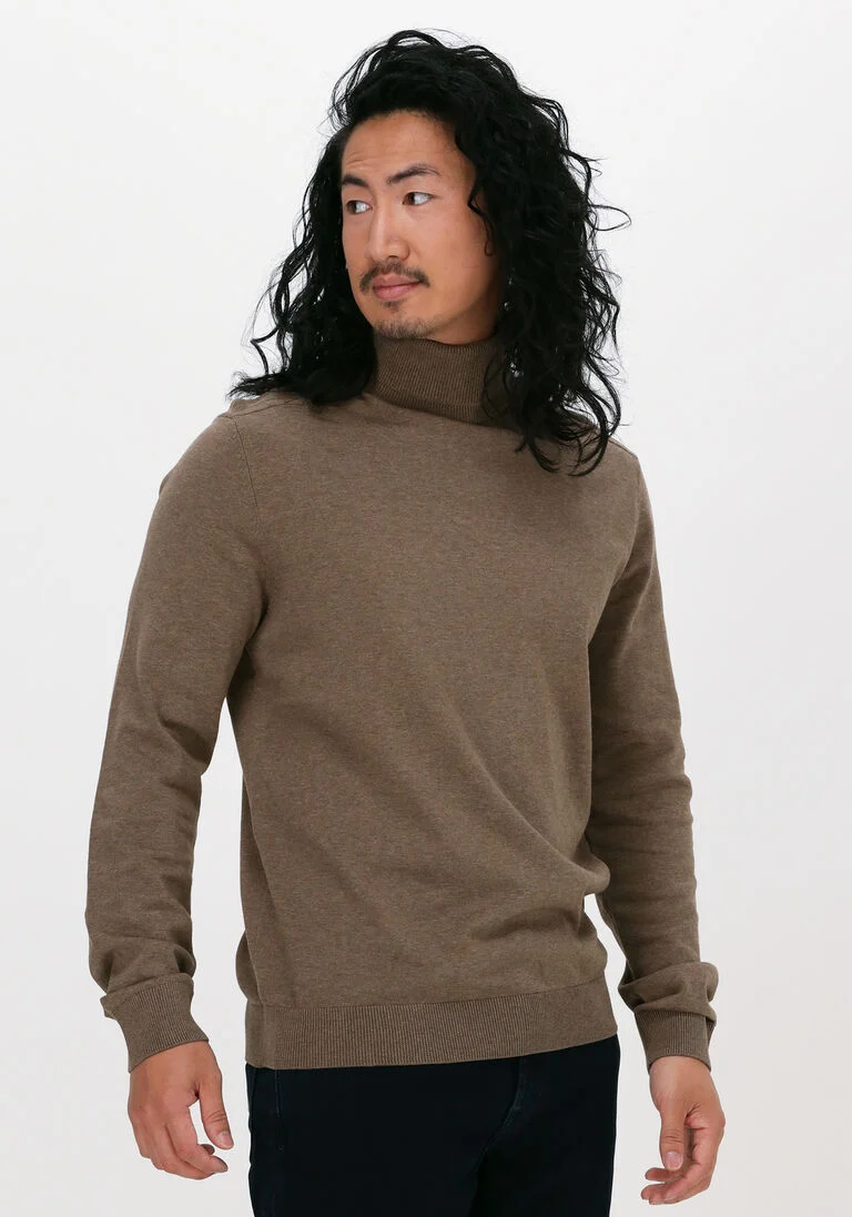 SELECTED HOMME bruine selected homme coltrui slhberg roll neck