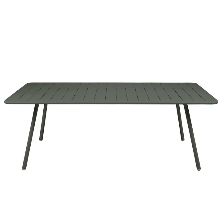 Fermob - Luxembourg Tisch, rechteckig, 100 x 207 cm, rosmarin