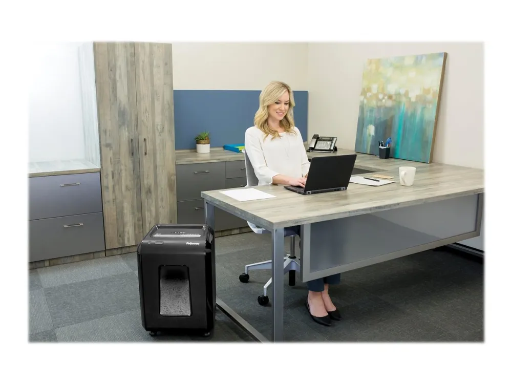Fellowes Powershred 92Cs - Finskæremaskine - kryds snit - 4 x 38 mm - P-4, O-3, T-4