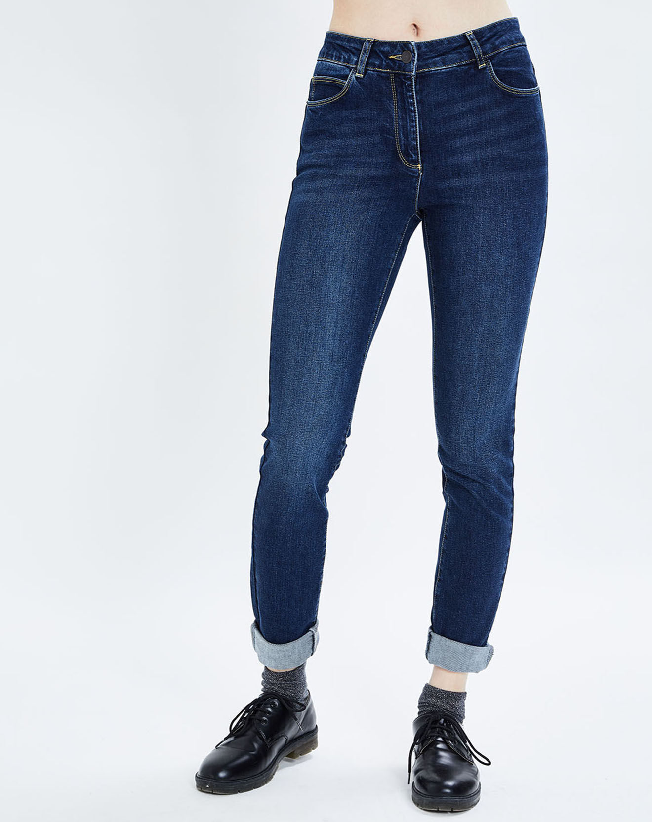 Caroll Jean Skinny Hank bleu moyen