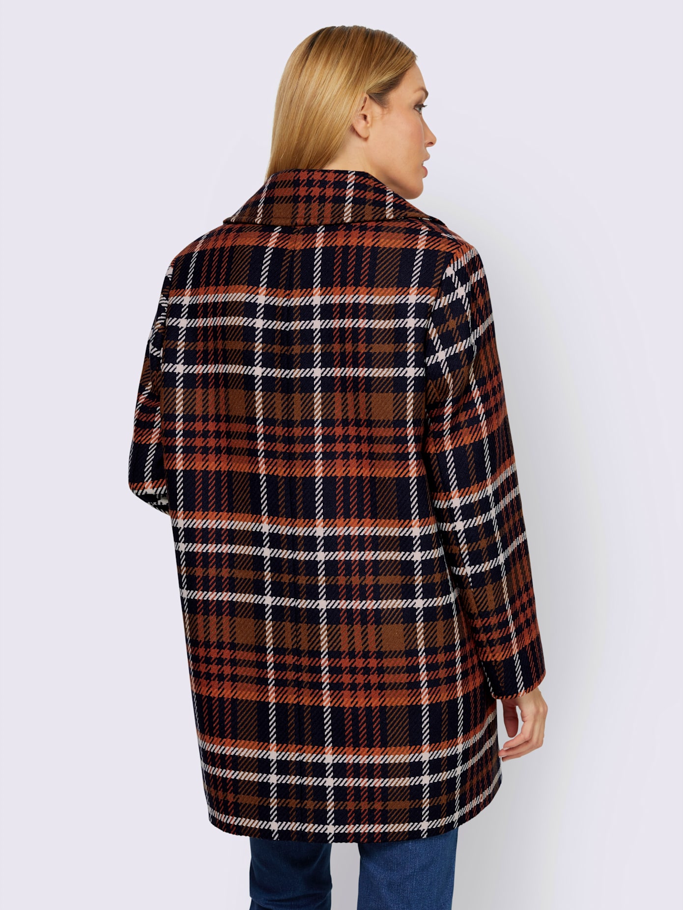 Veste motif à carreaux