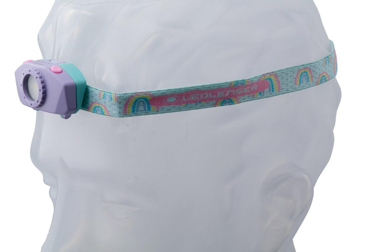 Ledlenser KIDLED2 Purple, hoofdlamp voor kinderen, 40 lumen