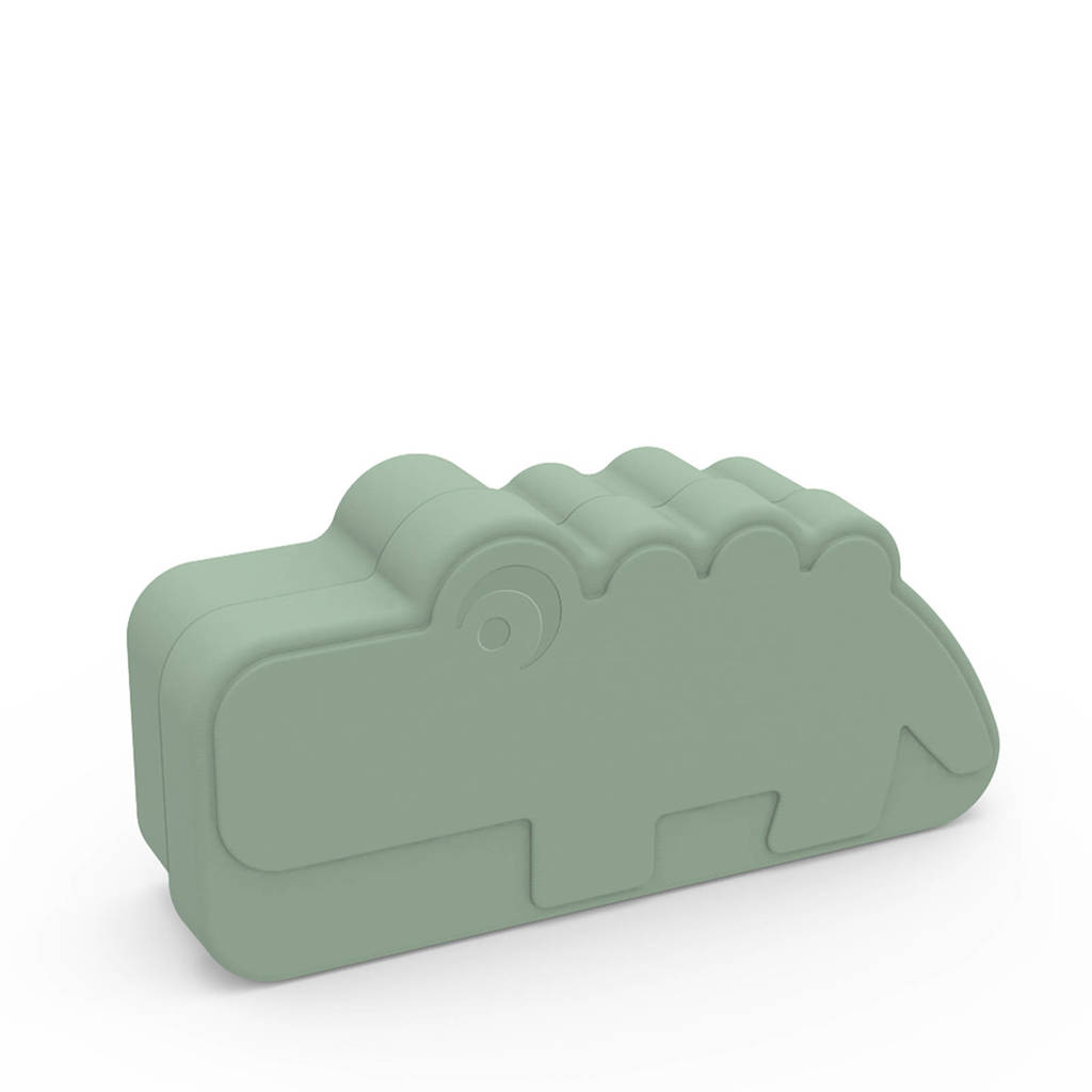 Lunch box Croco Green