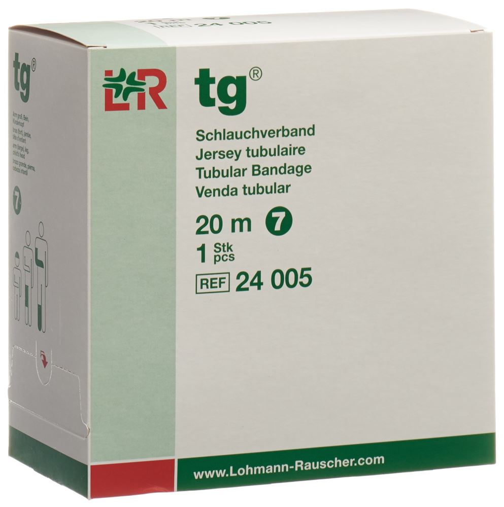 TG Schlauchverband<br>1 Stück, Rolle, 7cmx20m, weiss