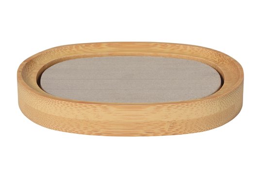 Sapho Riko bamboe zeepbakje beige