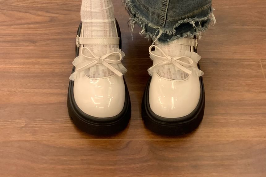 DURAC - Bow Patent Platform Mary Jane-schoenen