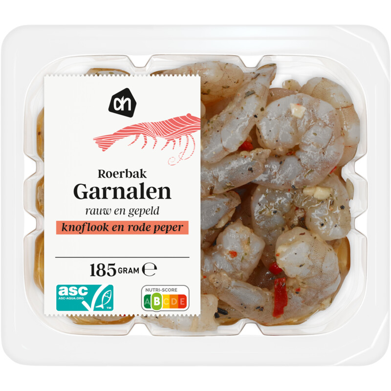 AH Roerbak garnalen knoflook