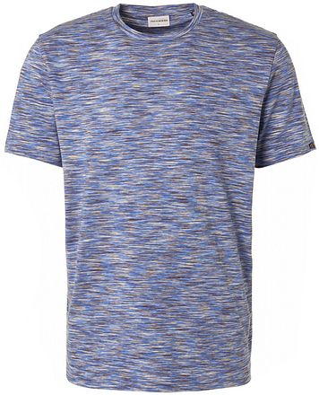No Excess T-Shirt Melange Blauw 20340408-137 kopen
