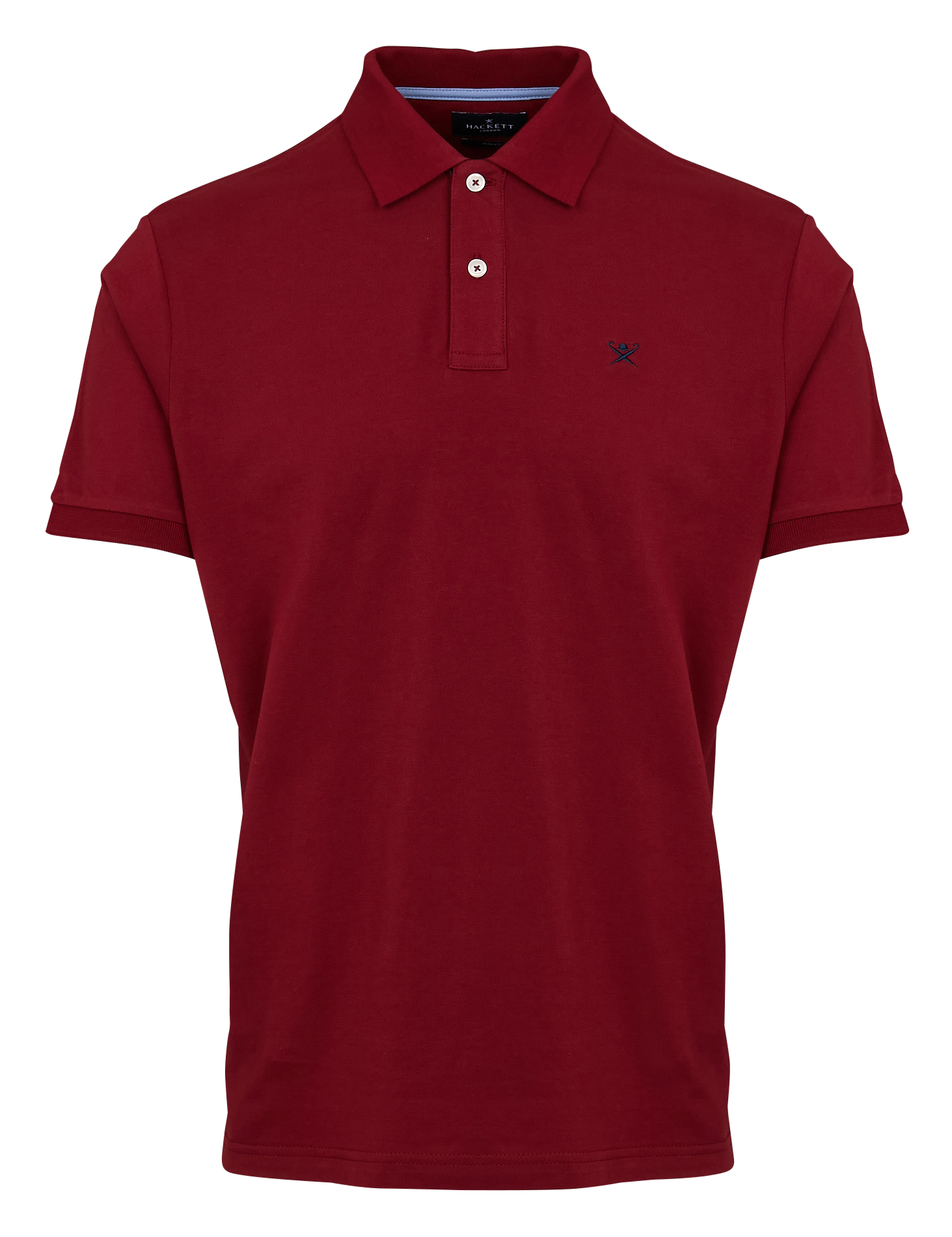 Polo slim-fit en coton piqué | Rouge