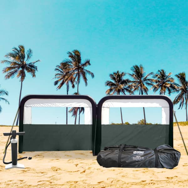 Paravent brise vue gonflable HELGOLAND 4m x 1.55m
