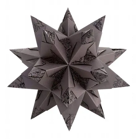 Folia Bastel-Set Bascetta-Stern, 15 x 15 cm, 30 Blatt, Indian Dreams braun