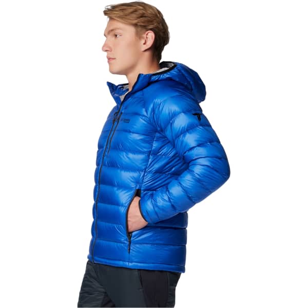 Doudoune randonnée COLUMBIA ARCTIC CREST DOWN HOODED JACKET MOUNTAIN BLUE