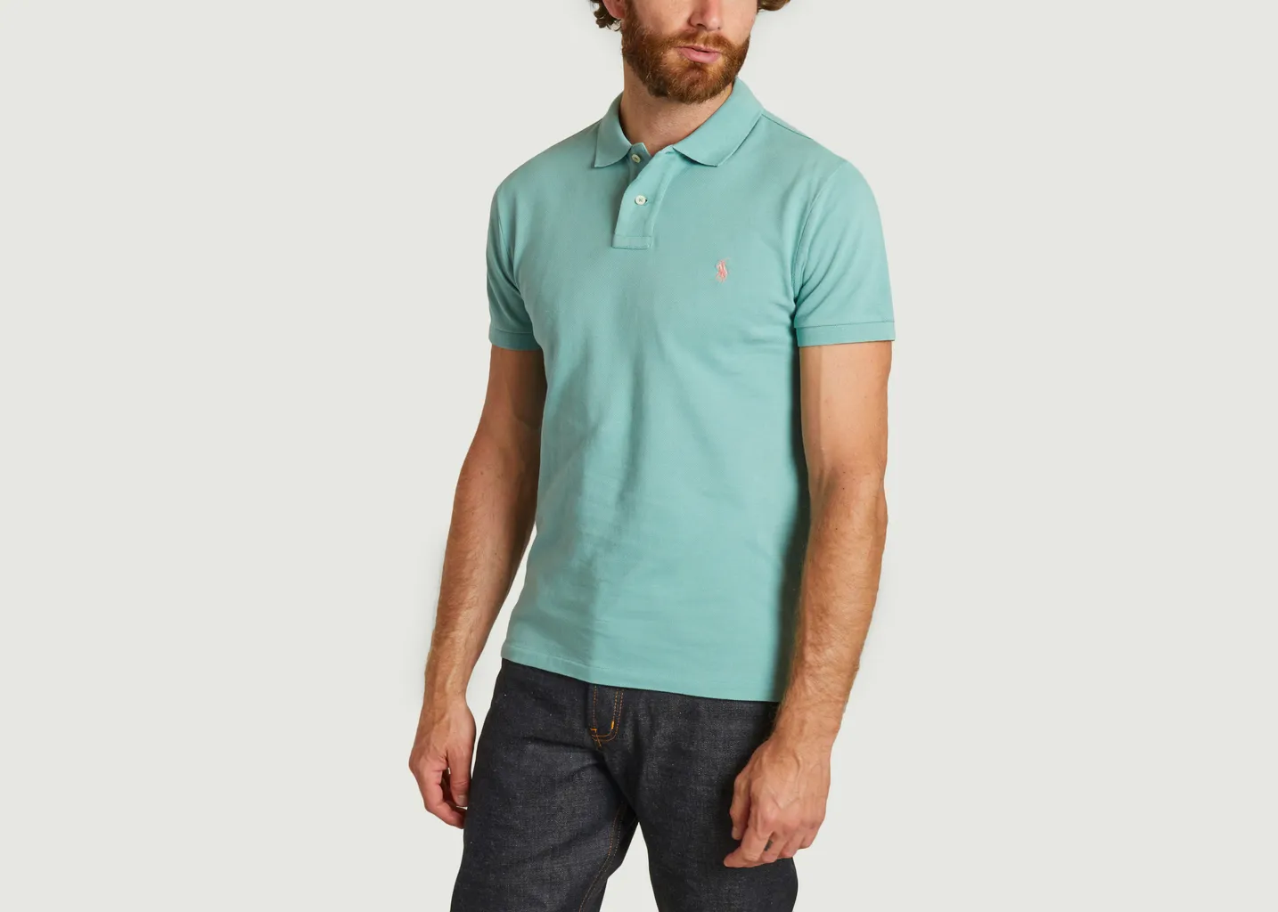 Polo cintré en coton piqué Polo Ralph Lauren