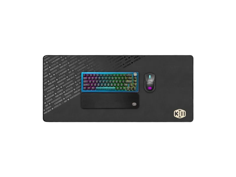 Cooler Master Gaming MP511 30th Anniversary Edition, Sort, Monokromatisk, Stof, Gummi, Gaming musemåtte