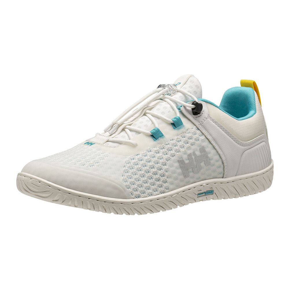 Helly Hansen HP FOIL V2 - Chaussures Femme 011 off white/scuba blue