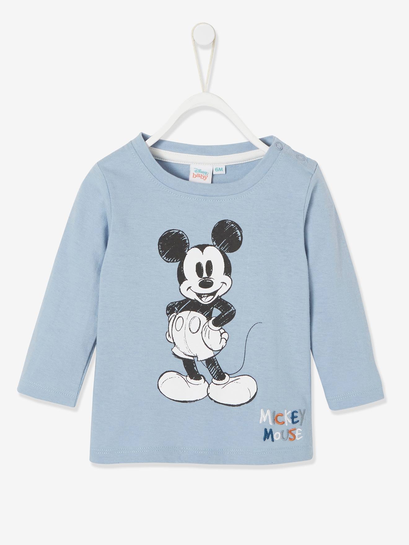 Camiseta infantil lisa azul médio com estampas