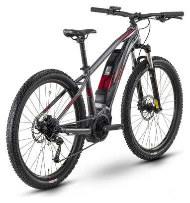 VTT Électrique Semi-Rigide Raymon HardRay E 3.0 Shimano Altus 9V 500 Wh 29'' Gris Rouge
