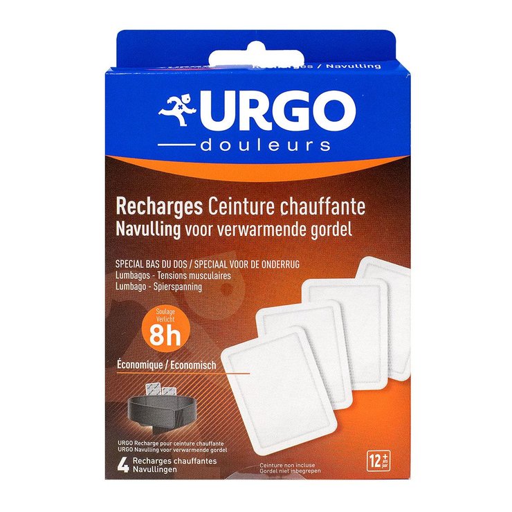 4 recharges ceinture chauffante