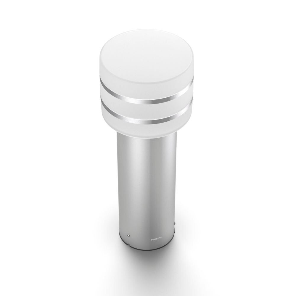 Philips Hue White Ambiance Tuar - Sokkellamp, geborsteld staal