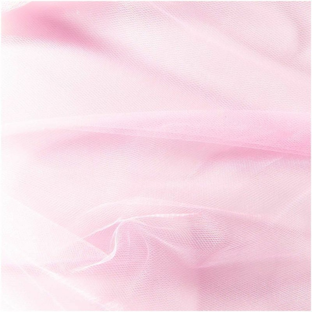 Rouleau de tulle 50 cm x 5 m - rose